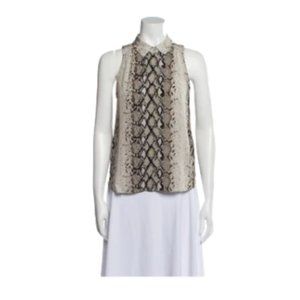 Joie Animal Print Sleeveless Top